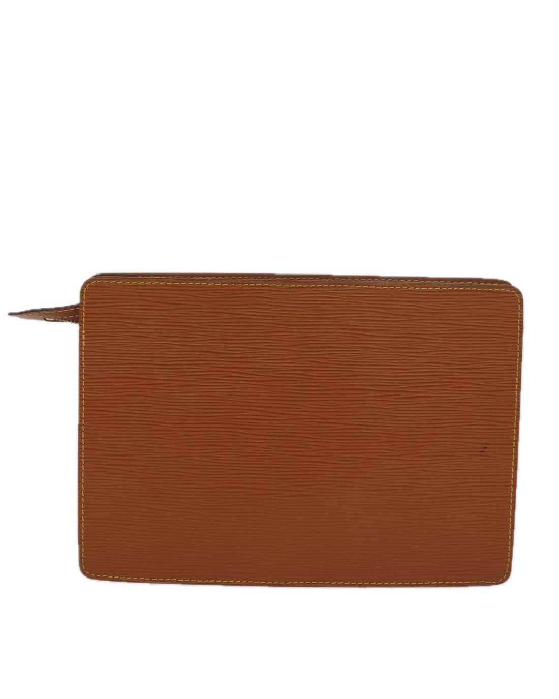 Epi Leather Pochette Homme Clutch Bag with Gold Accents - Handbags, Wallets & Cases