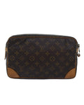 Monogram Canvas Clutch Bag with Compartment - Handbags, Wallets & Cases - 2
