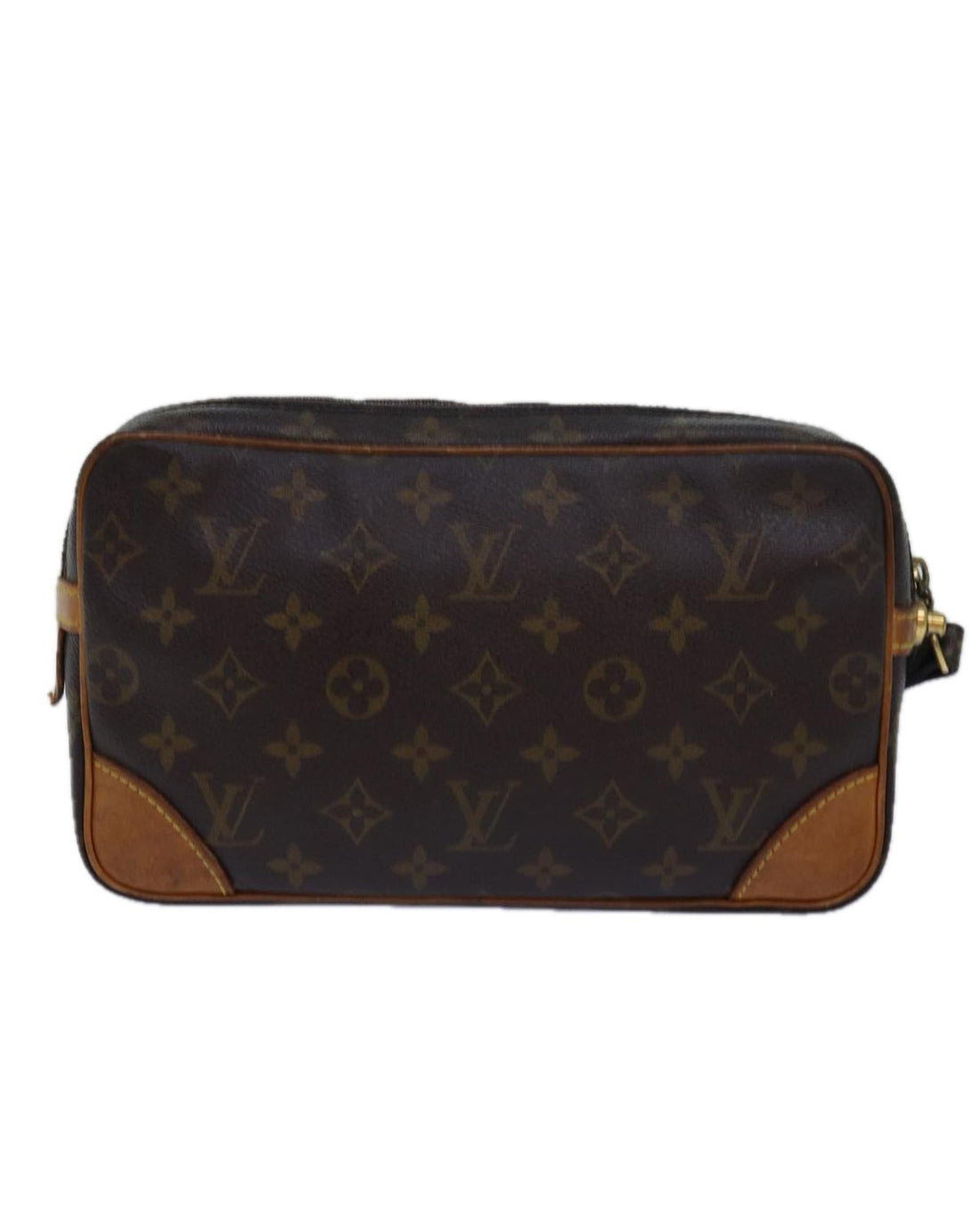 Monogram Canvas Clutch Bag with Wrist Strap - Handbags, Wallets & Cases