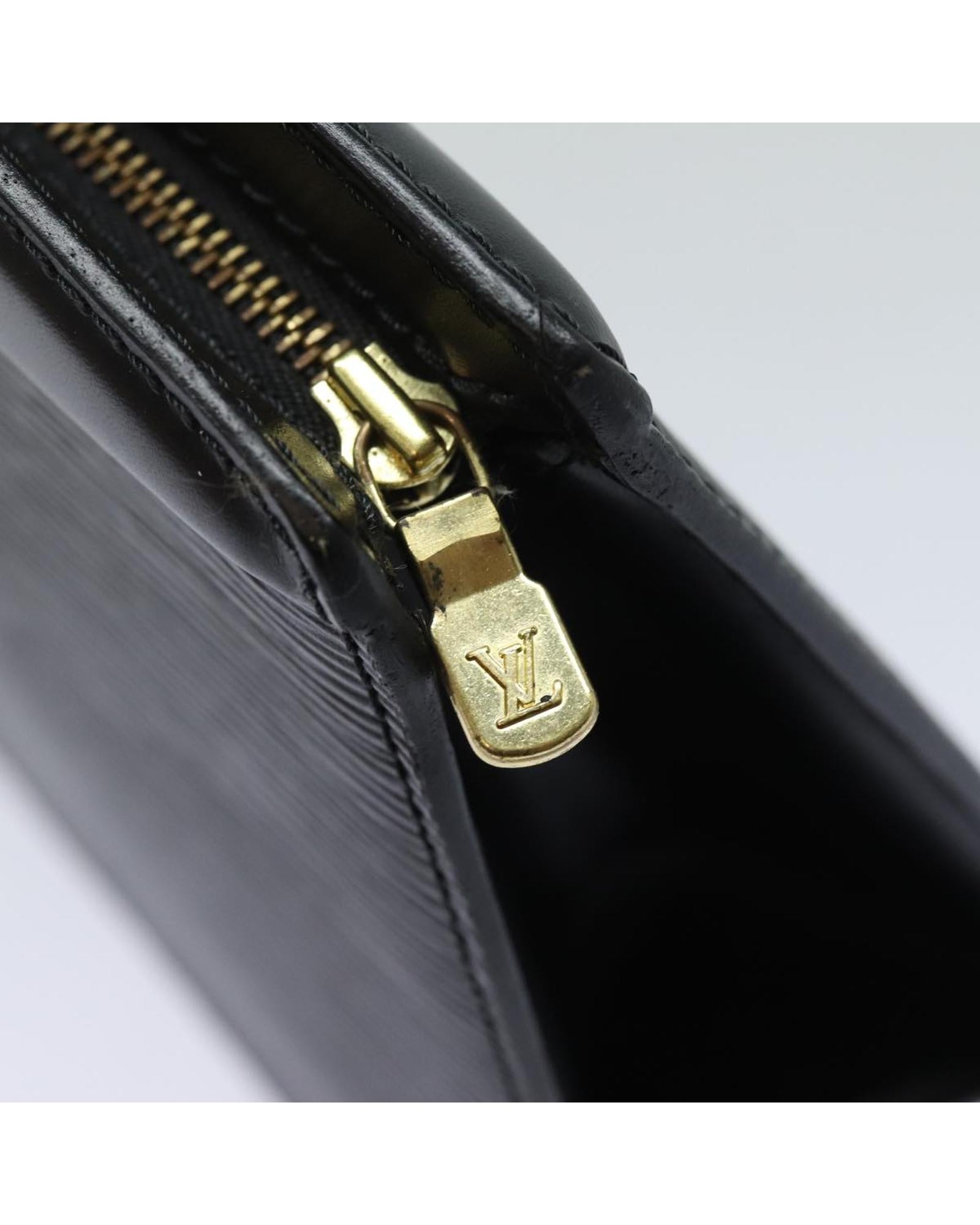 Epi Leather Clutch Bag with Textured Finish - Handbags, Wallets & Cases - 8