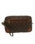 Monogram Canvas Clutch Bag with Zip Closure - Handbags, Wallets & Cases