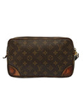 Monogram Canvas Clutch Bag with Zip Closure - Handbags, Wallets & Cases - 2