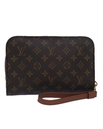 Monogram Canvas Clutch Bag with  Vintage Appeal - Handbags, Wallets & Cases