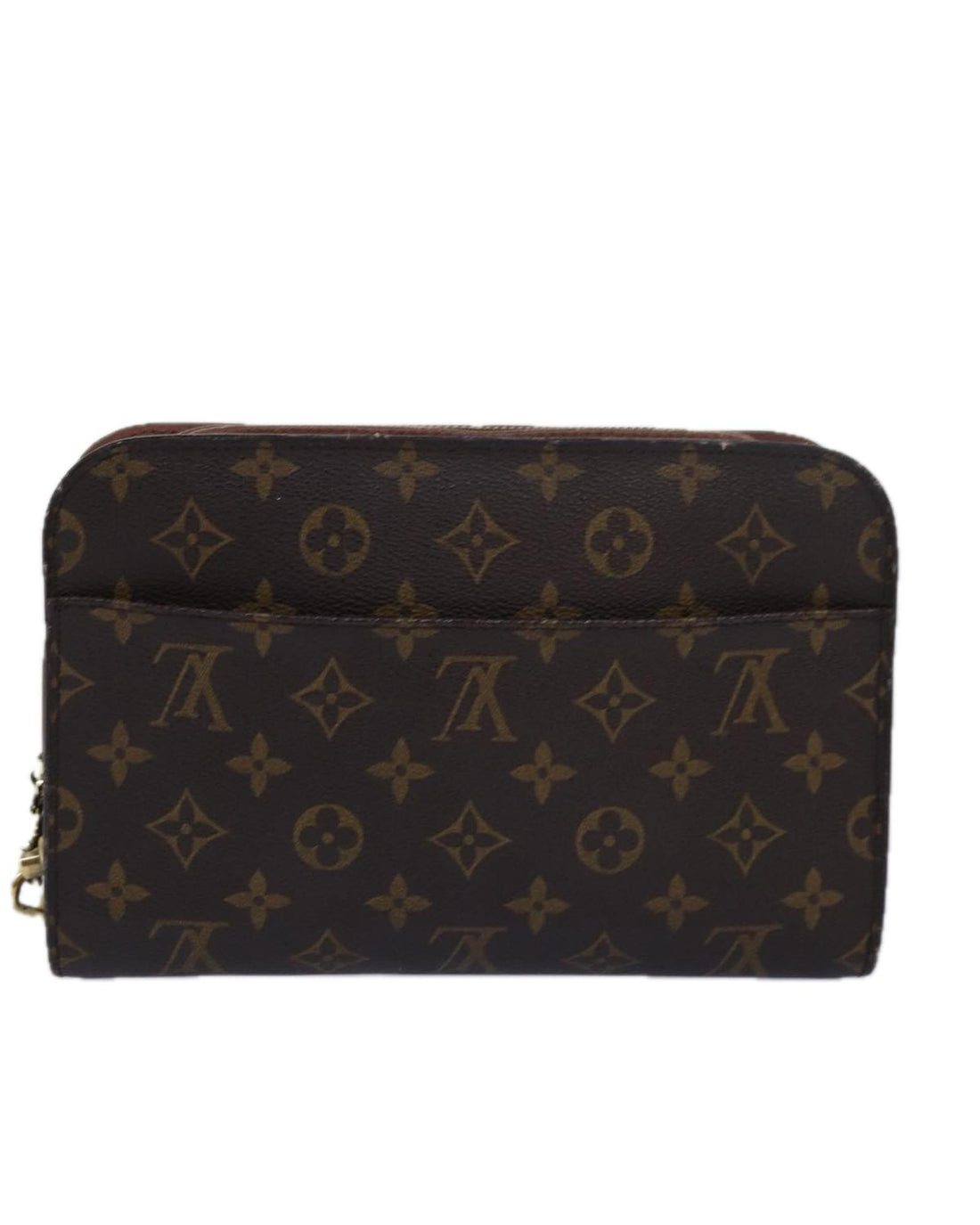 Monogram Canvas Clutch Bag with  Vintage Appeal - Handbags, Wallets & Cases