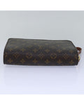 Monogram Canvas Clutch Bag with  Vintage Appeal - Handbags, Wallets & Cases - 6