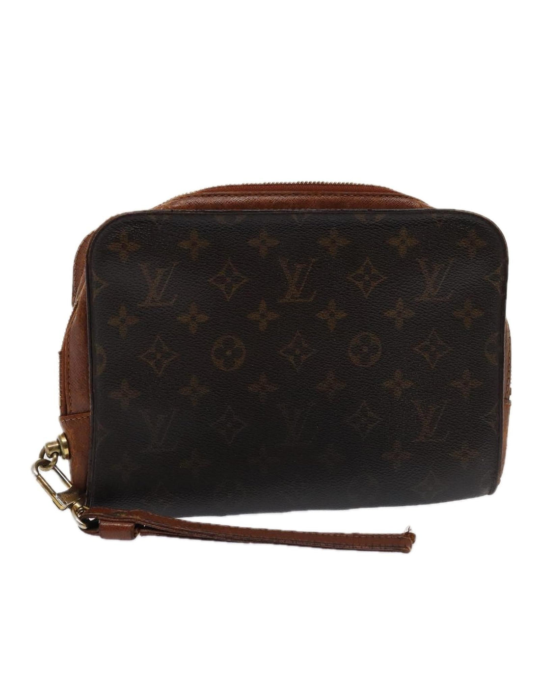 Monogram Canvas Clutch Bag with Zipper Issue - Handbags, Wallets & Cases