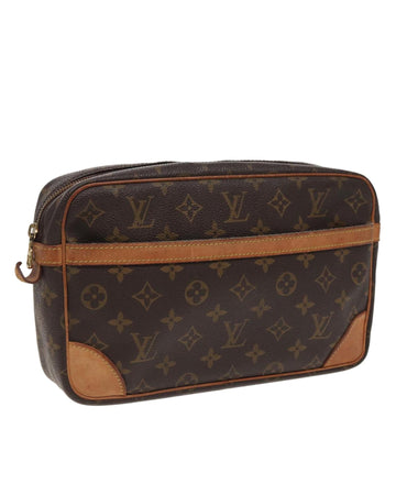 Monogram Canvas Clutch Bag with Multiple Pockets - Handbags, Wallets & Cases