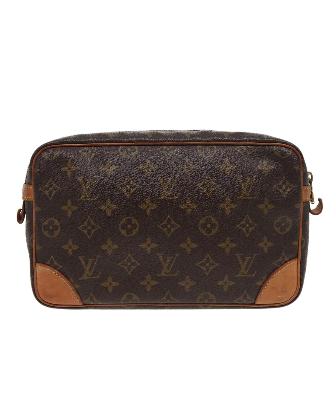Monogram Canvas Clutch Bag with Multiple Pockets - Handbags, Wallets & Cases