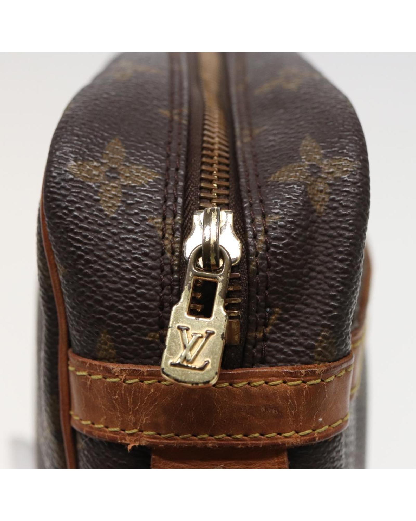 Monogram Canvas Clutch Bag with Multiple Pockets - Handbags, Wallets & Cases - 8
