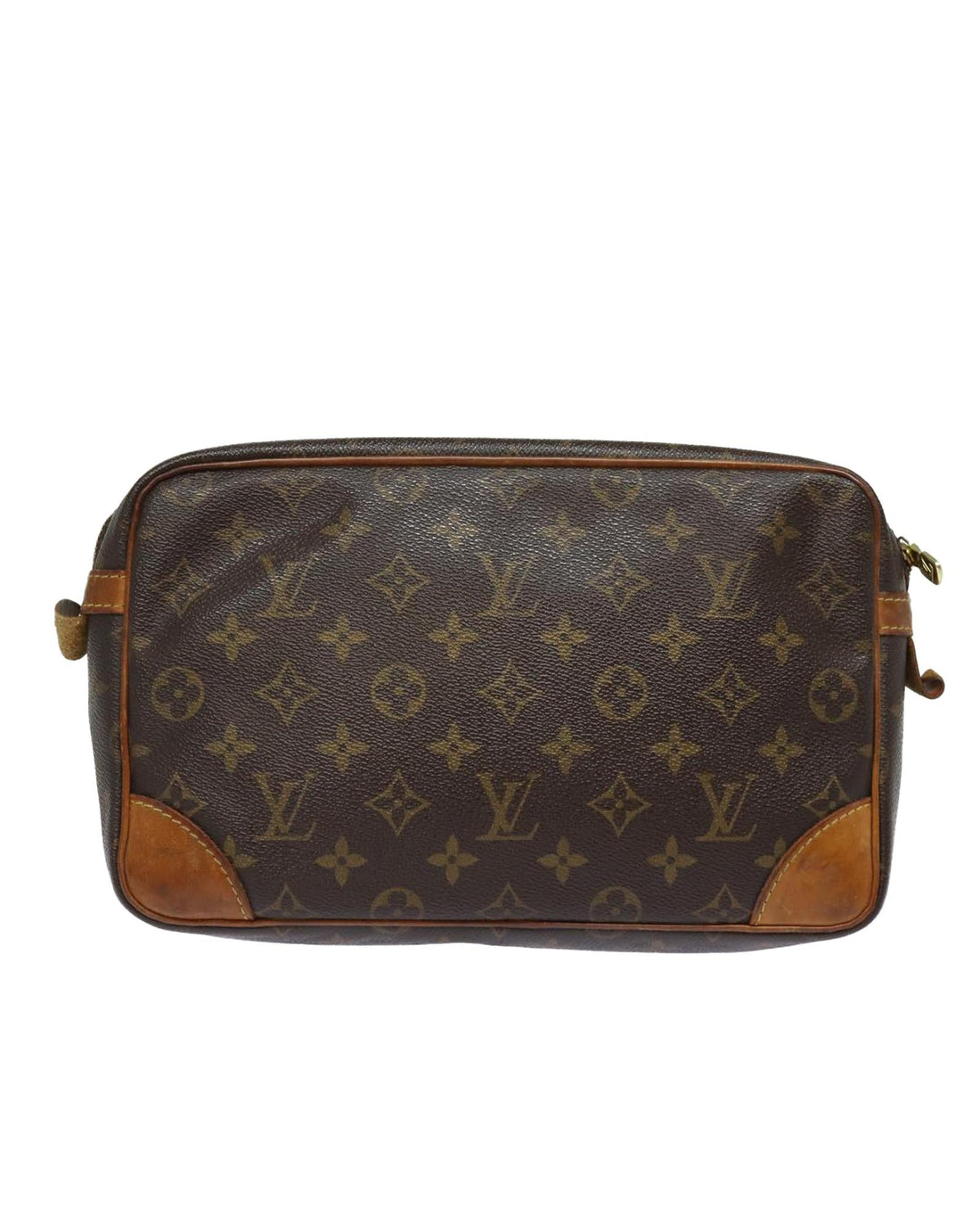 Monogram Canvas Clutch Bag with Multiple Pockets - Handbags, Wallets & Cases