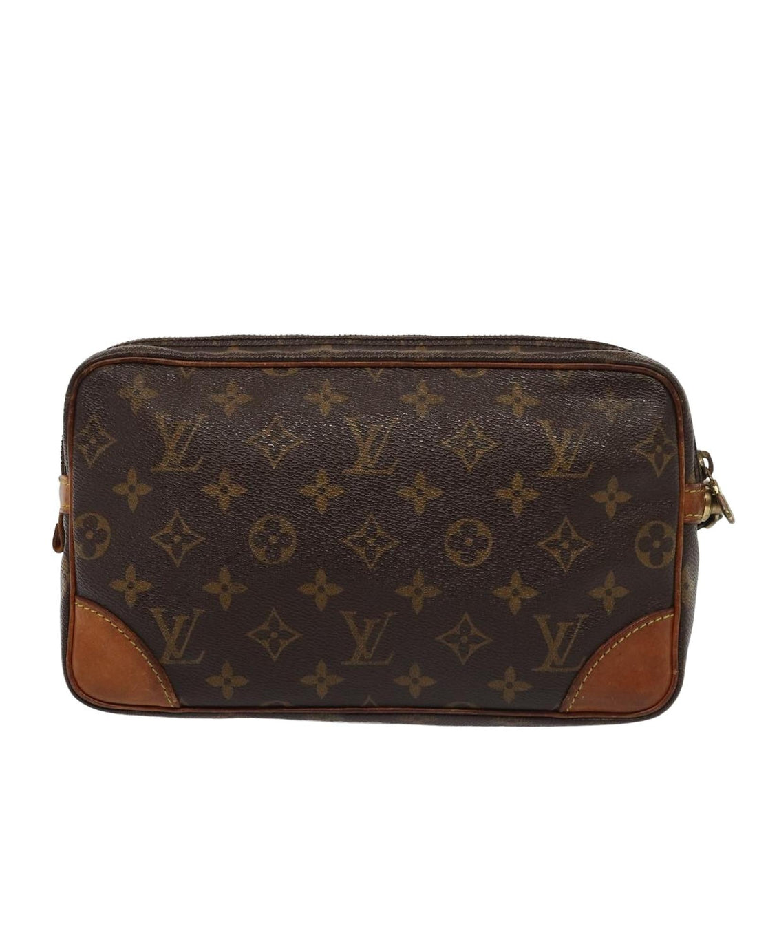 Monogram Canvas Clutch Bag with Wrist Strap - Handbags, Wallets & Cases