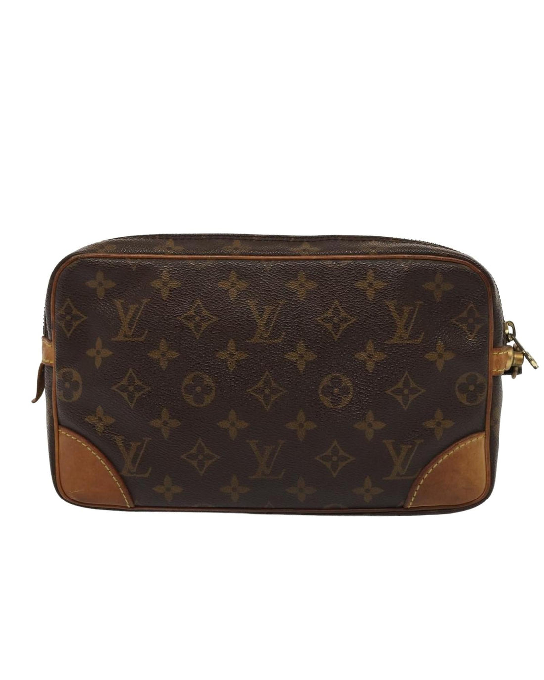 Monogram Canvas Clutch Bag with Wrist Strap - Handbags, Wallets & Cases