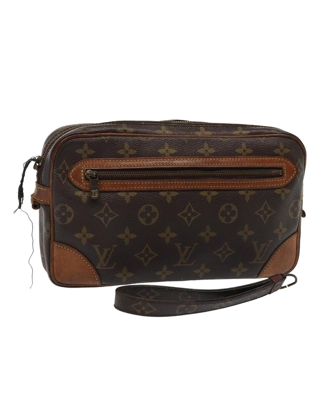 Vintage Monogram Canvas Clutch Bag with Strap - Handbags, Wallets & Cases