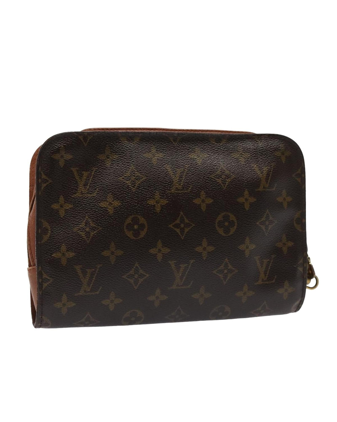 Monogram Canvas Clutch Bag with Storage Smell and No Strap - Handbags, Wallets & Cases