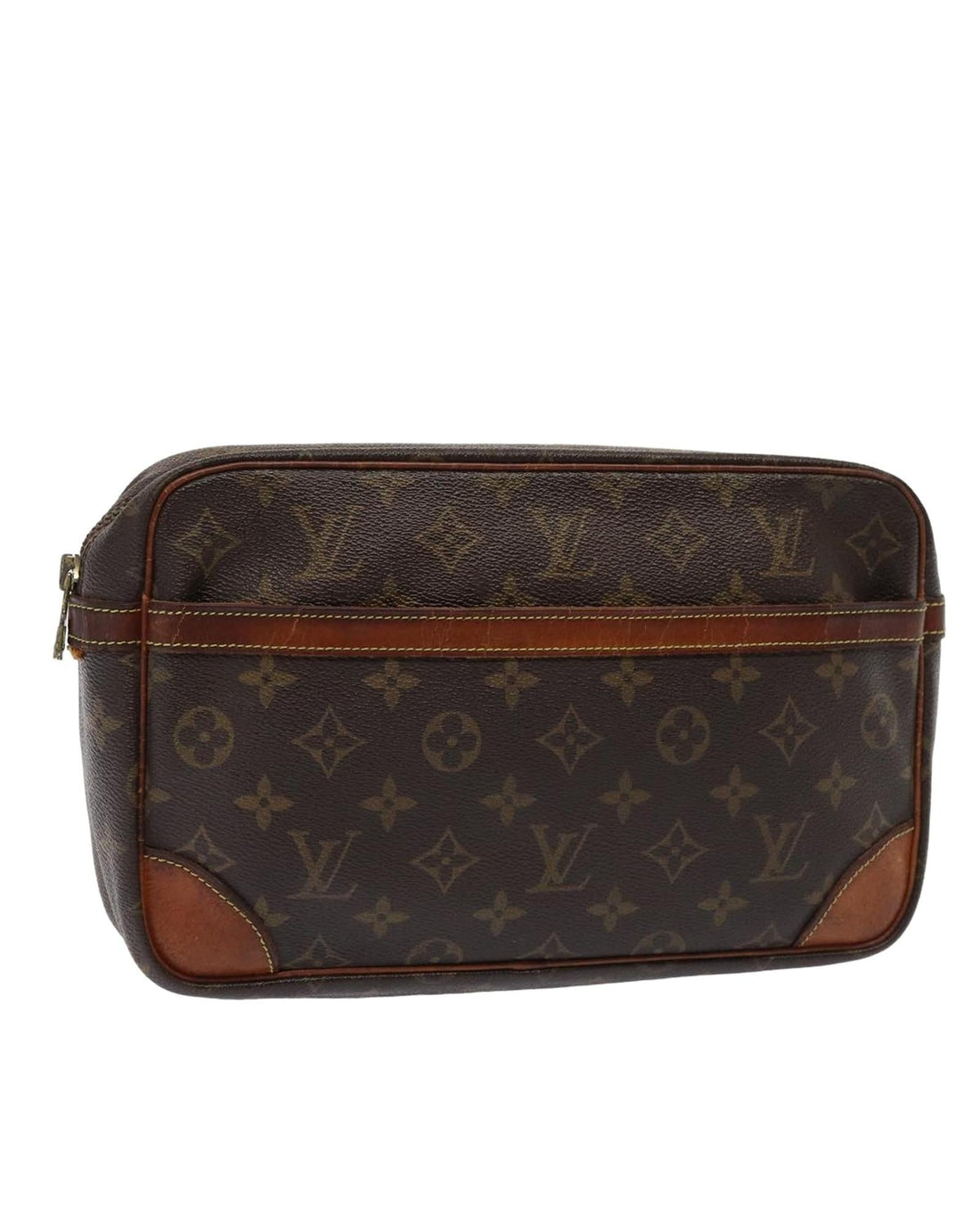 Monogram Canvas Clutch Bag with French Craftsmanship - Handbags, Wallets & Cases