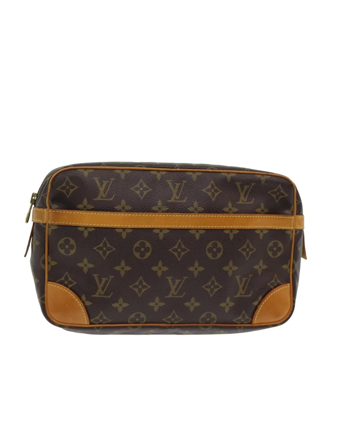 Monogram Canvas Clutch Bag with Multiple Pockets - Handbags, Wallets & Cases