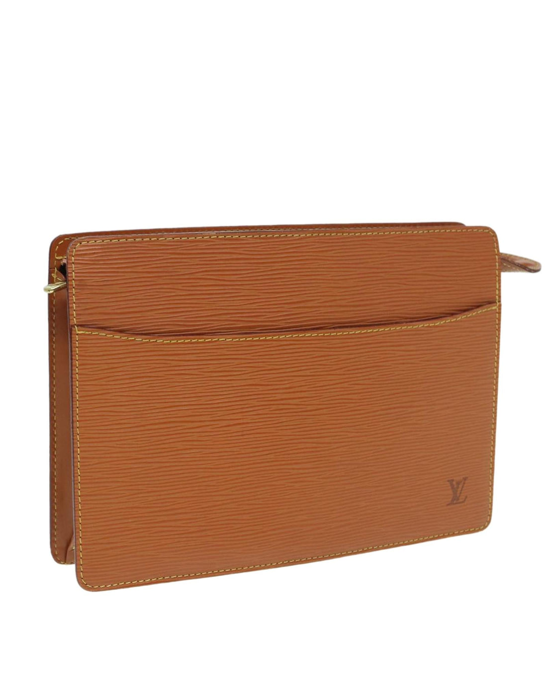 Epi Leather Pochette Clutch Bag with Zip Detail - Handbags, Wallets & Cases