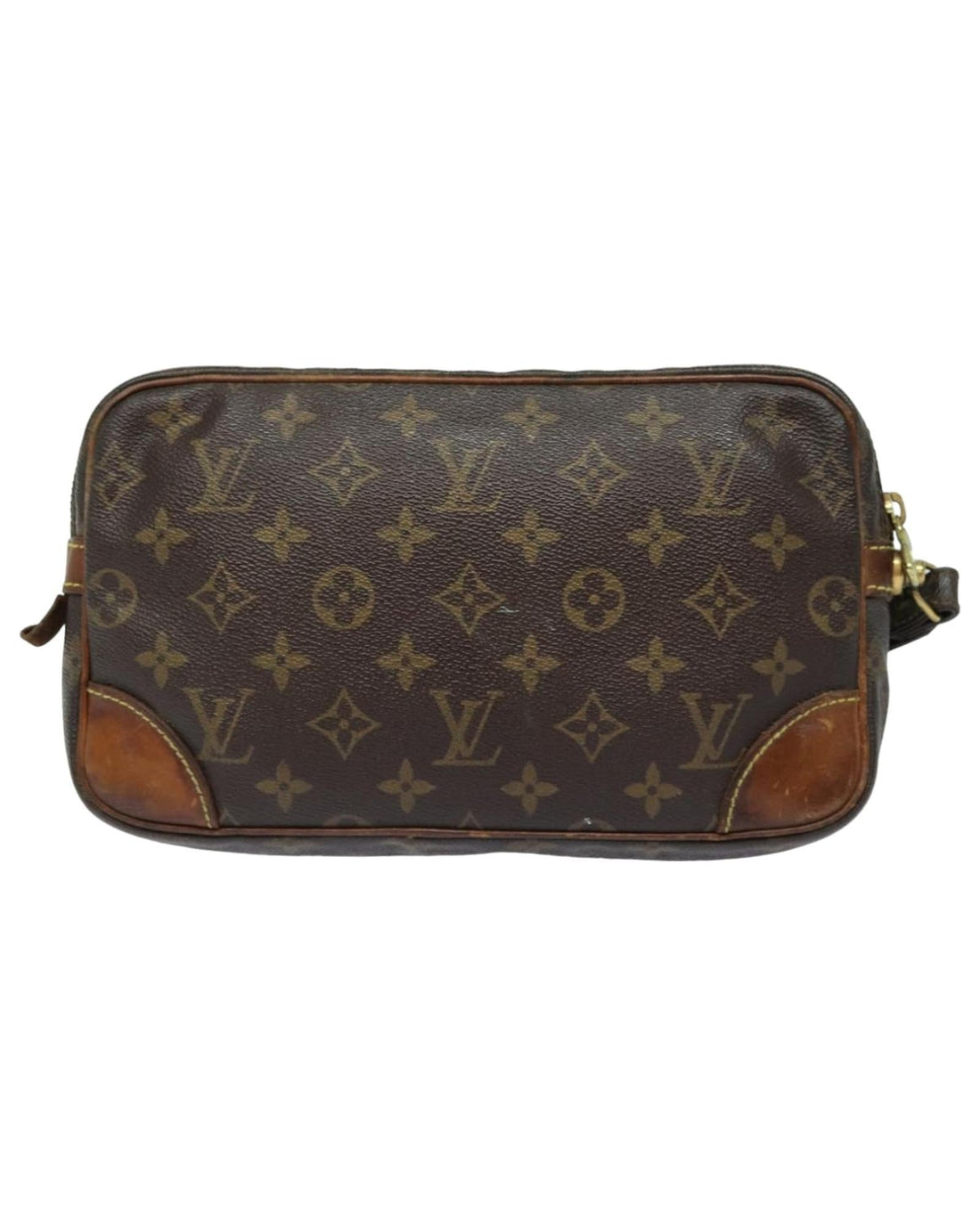 Monogram Canvas Clutch Bag with Strap - Handbags, Wallets & Cases