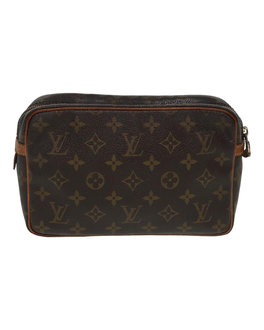 Monogram Canvas Clutch Bag with Interior Pockets - Handbags, Wallets & Cases