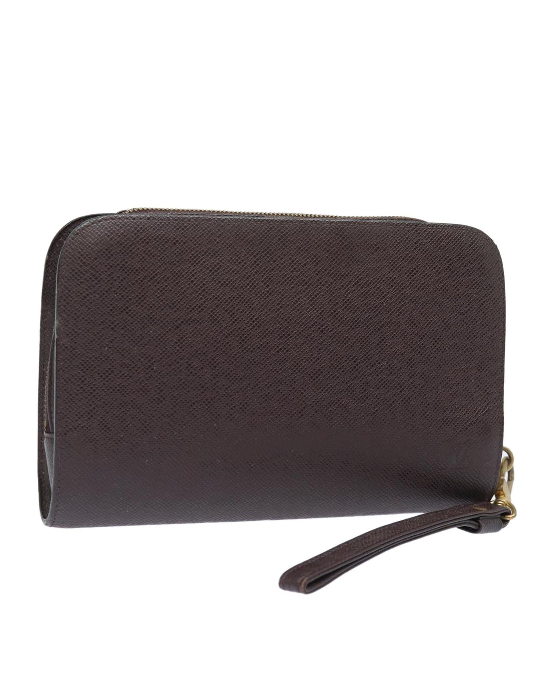 Taiga Leather Clutch Bag with Multiple Pockets - Handbags, Wallets & Cases