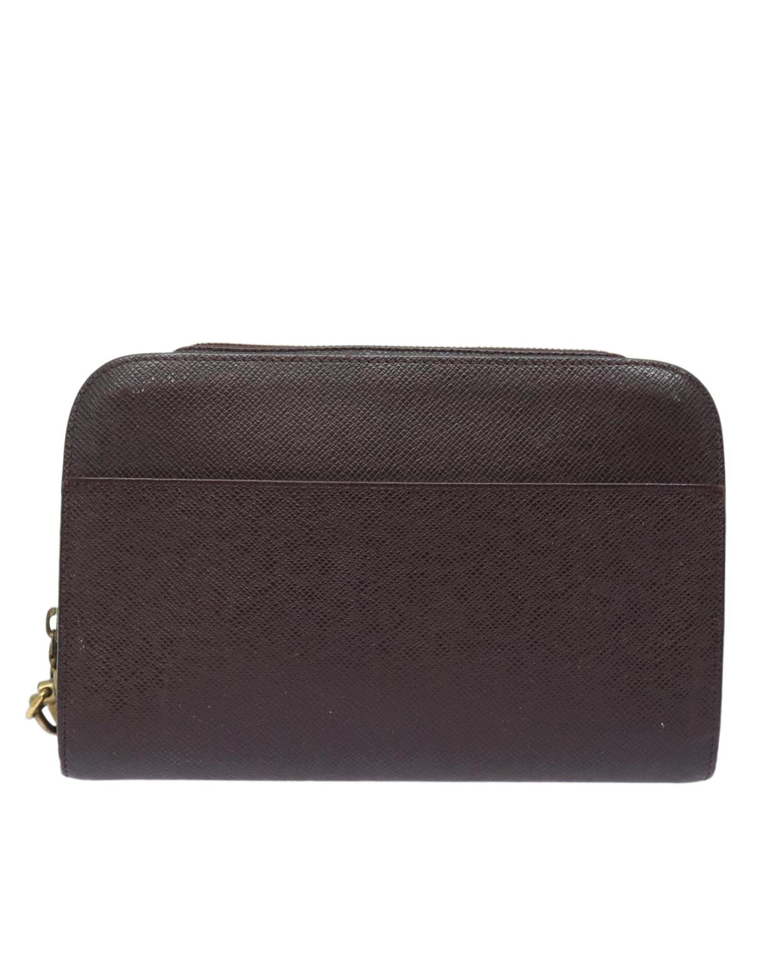 Taiga Leather Clutch Bag with Multiple Pockets - Handbags, Wallets & Cases