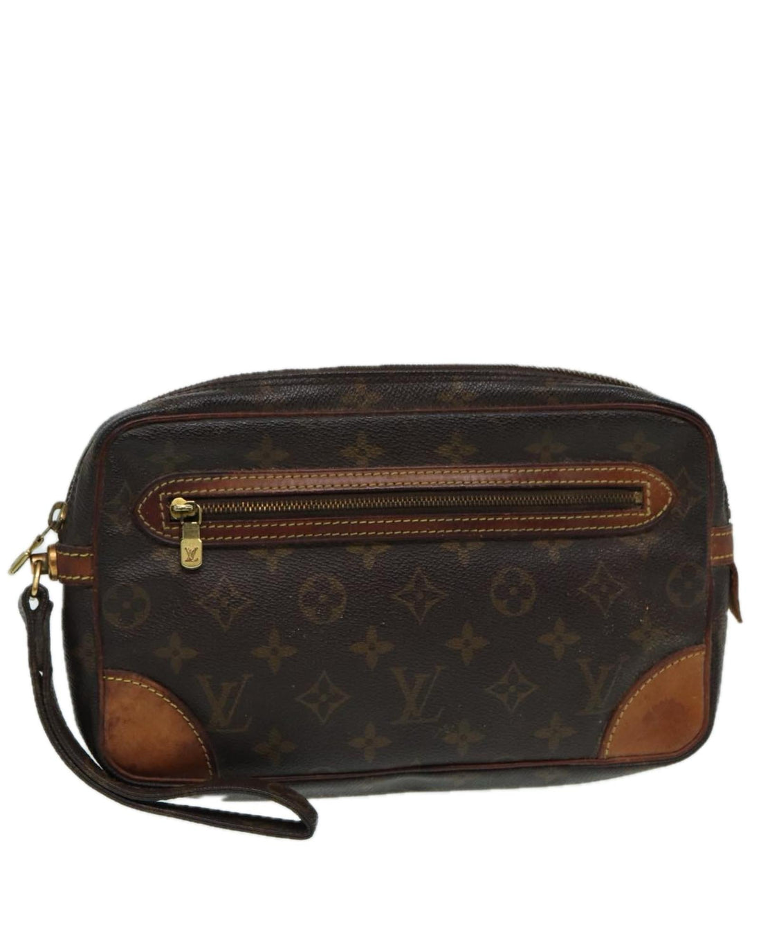 Monogram Clutch Bag with Wrist Strap - Handbags, Wallets & Cases