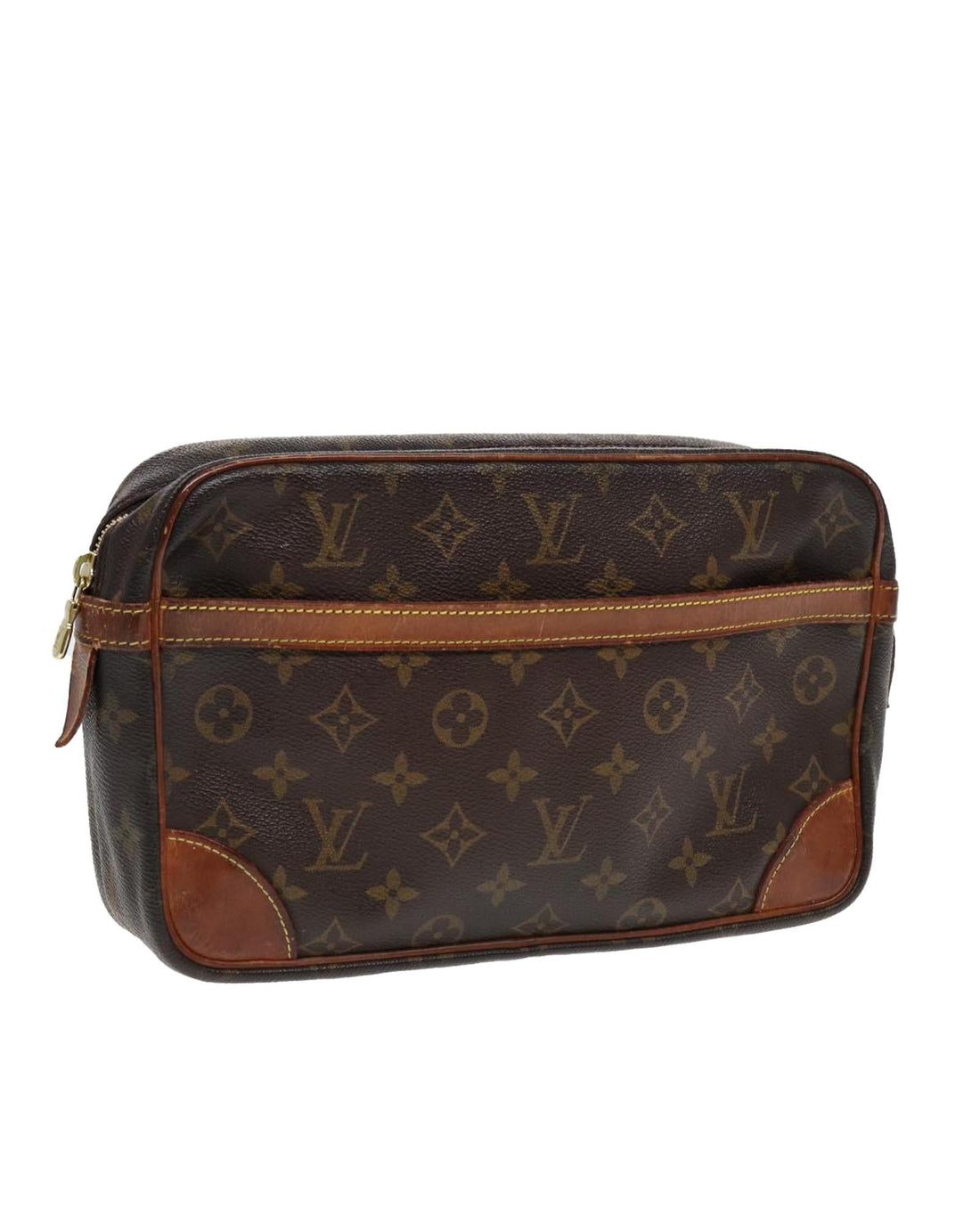 Monogram Canvas Clutch Bag with Storage Odor - Handbags, Wallets & Cases