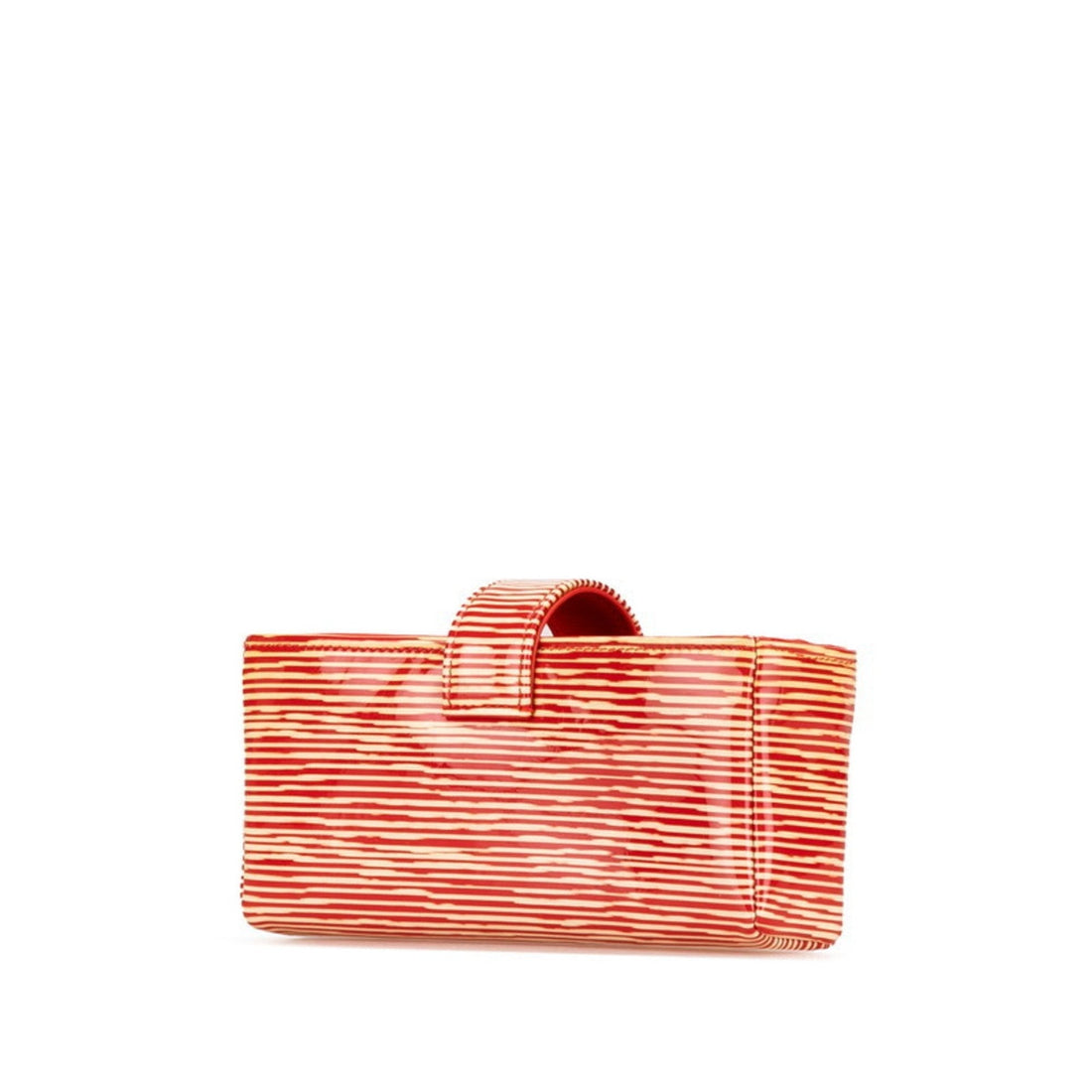 Striped Clutch Patent Leather - Handbag & Wallet Accessories