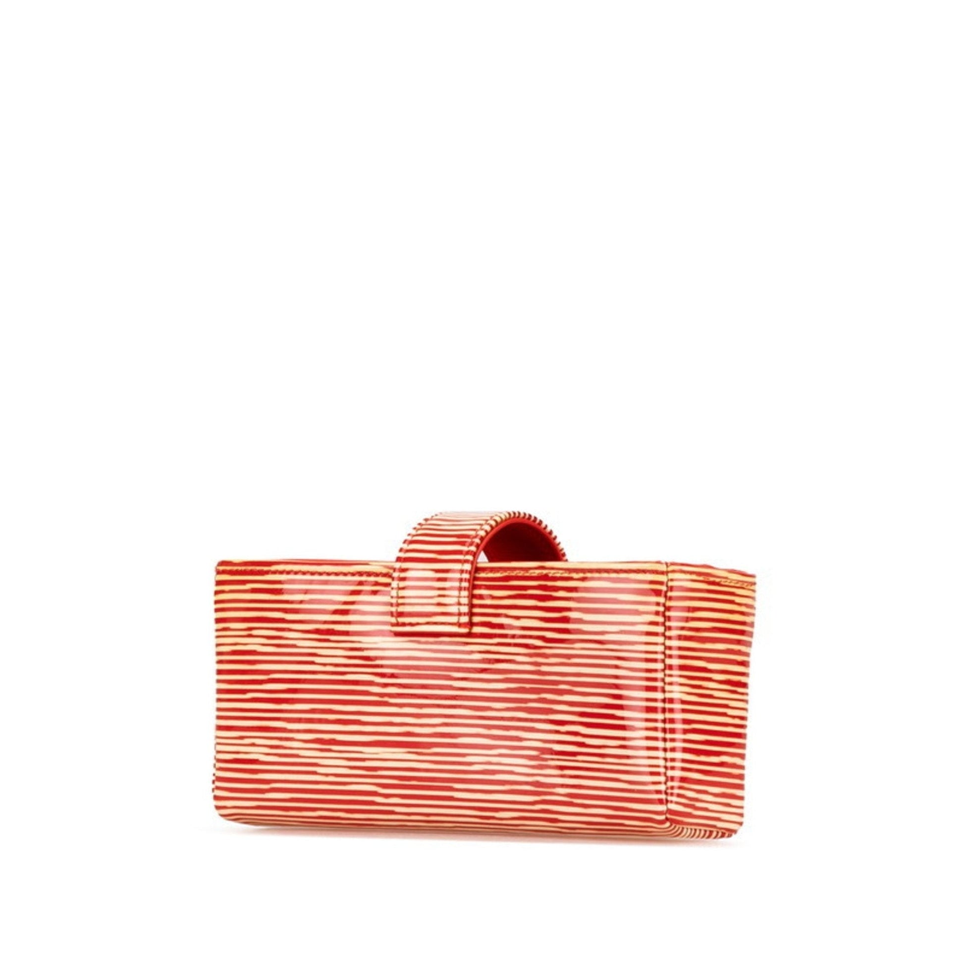 Striped Clutch Patent Leather - Handbag & Wallet Accessories - 2