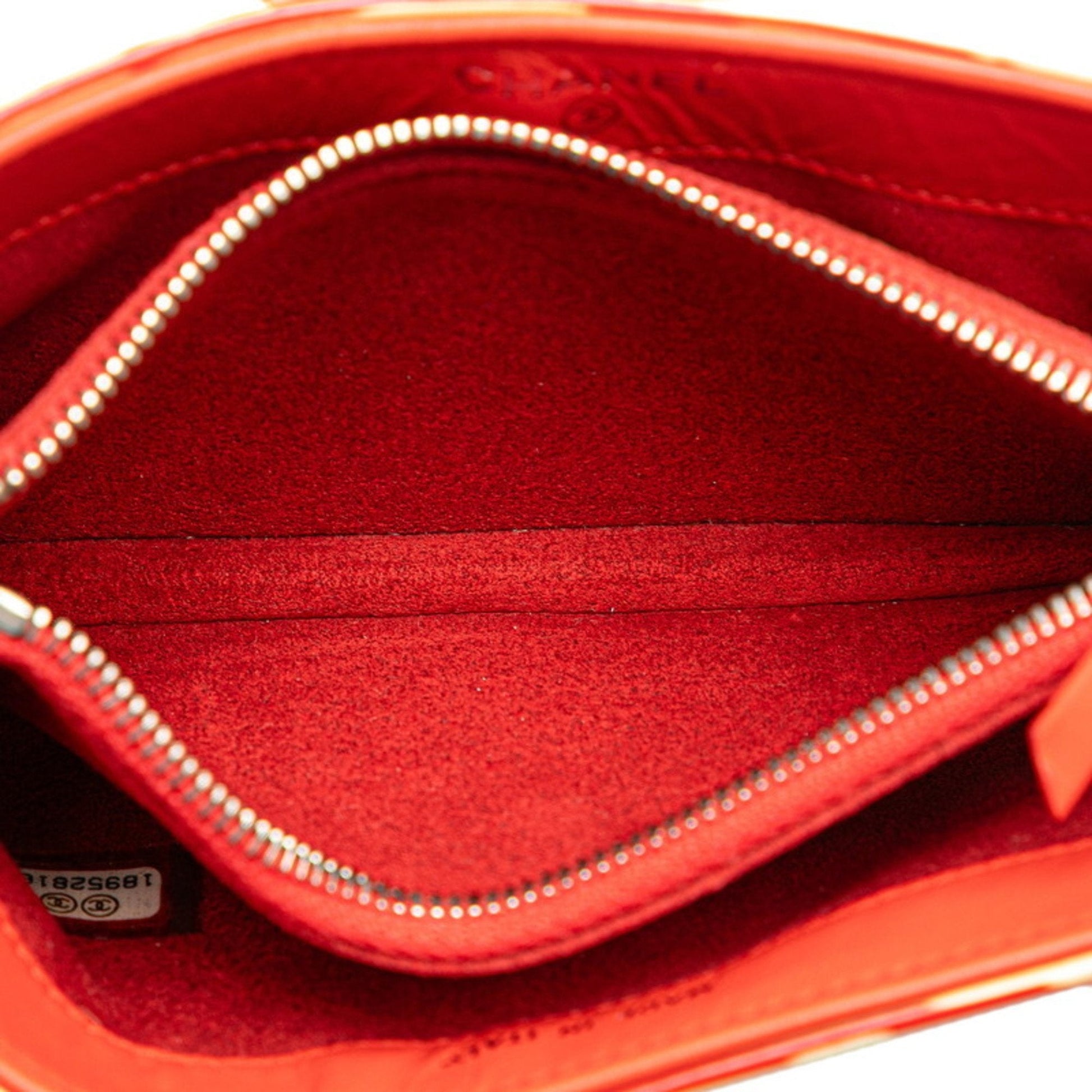 Striped Clutch Patent Leather - Handbag & Wallet Accessories - 4