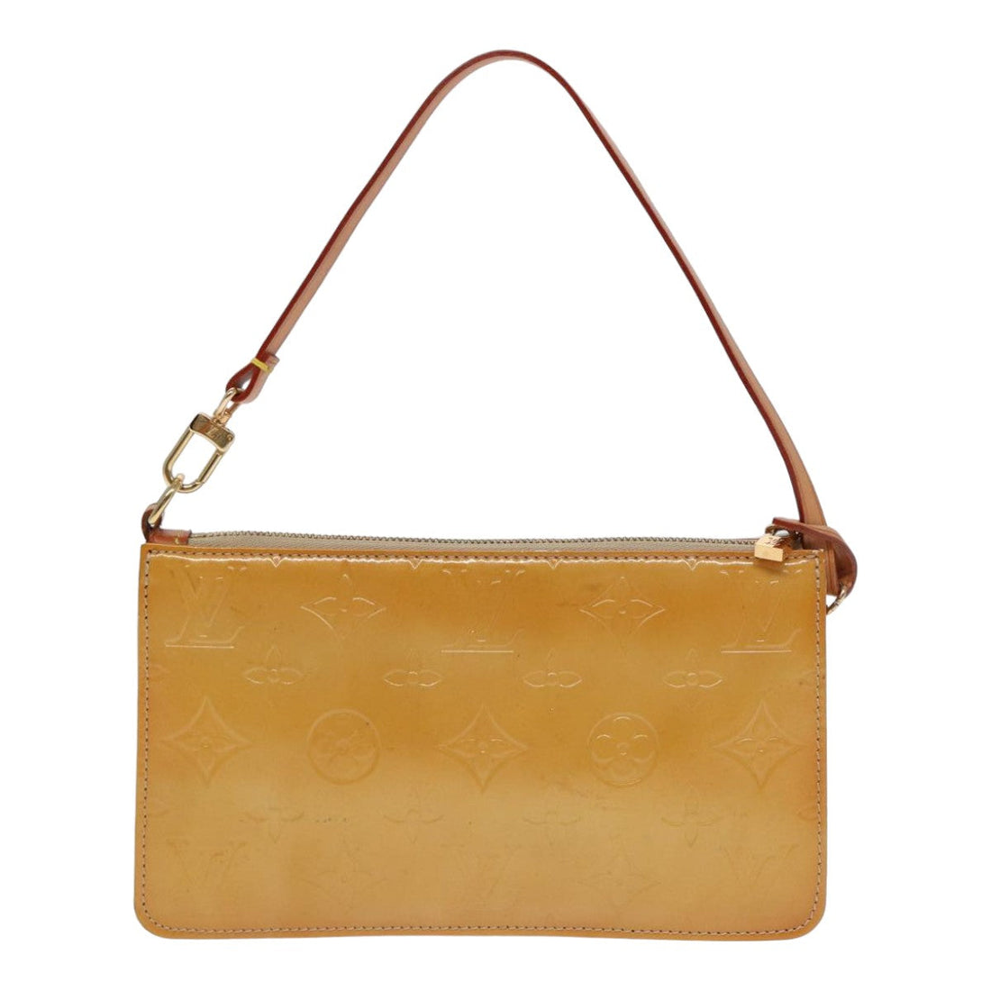 Louis Vuitton Lexington Beige Patent Leather Clutch Bag (Pre-Owned) - Womens > Womens Handbags > Womens Clutches & Evening Bags