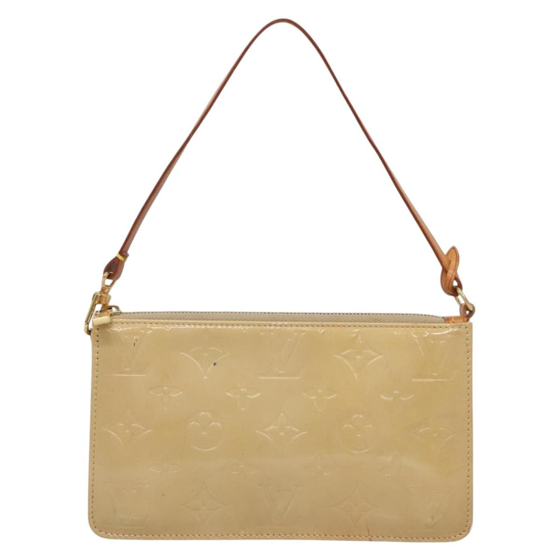 Louis Vuitton Lexington Beige Patent Leather Clutch Bag (Pre-Owned) - Womens > Womens Handbags > Womens Clutches & Evening Bags