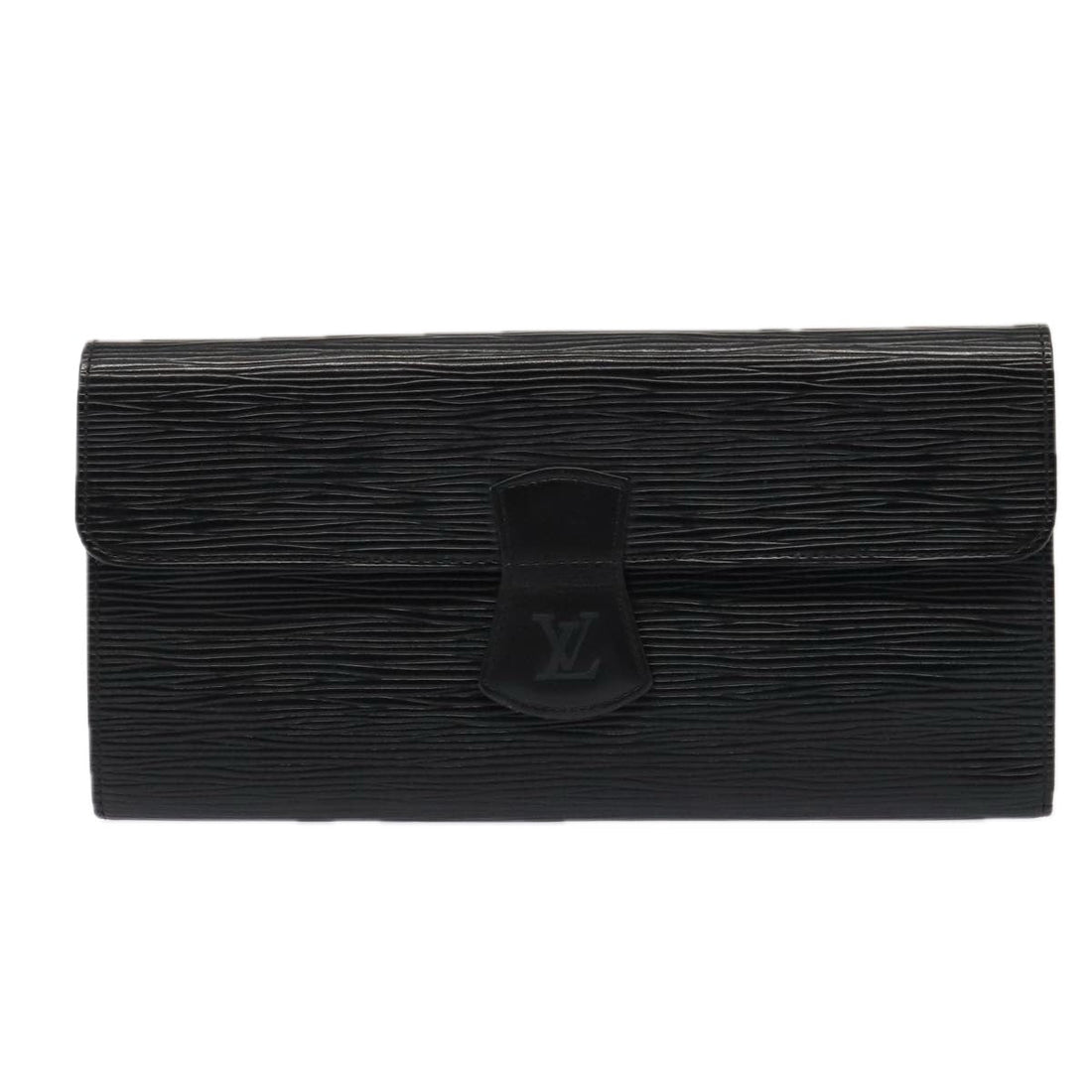 Louis Vuitton Rouleau Black Leather Clutch Bag (Pre-Owned) - Womens > Womens Handbags > Womens Clutches & Evening Bags