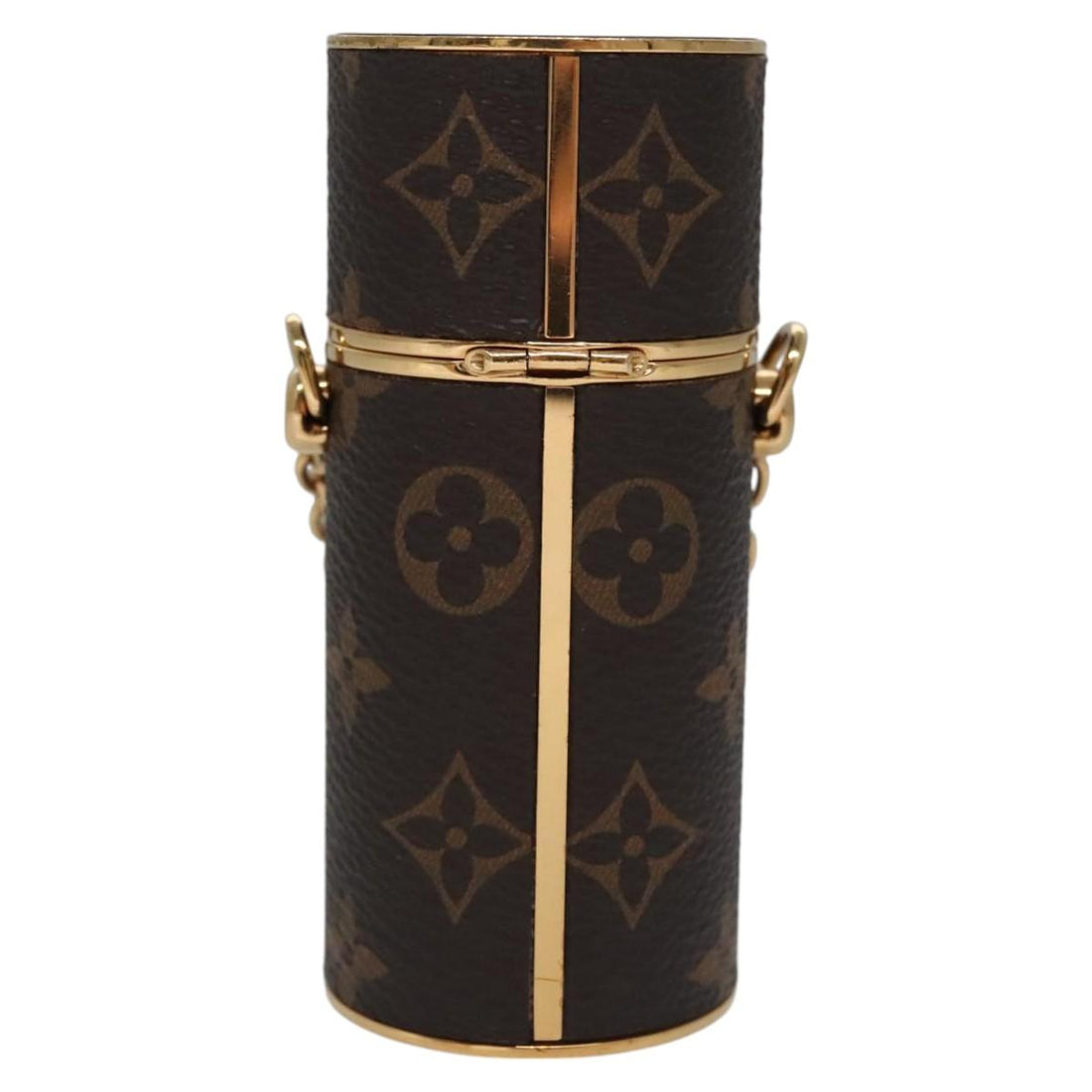 Louis Vuitton Lipstick Brown Canvas Clutch Bag (Pre-Owned) - Womens > Womens Handbags > Womens Clutches & Evening Bags