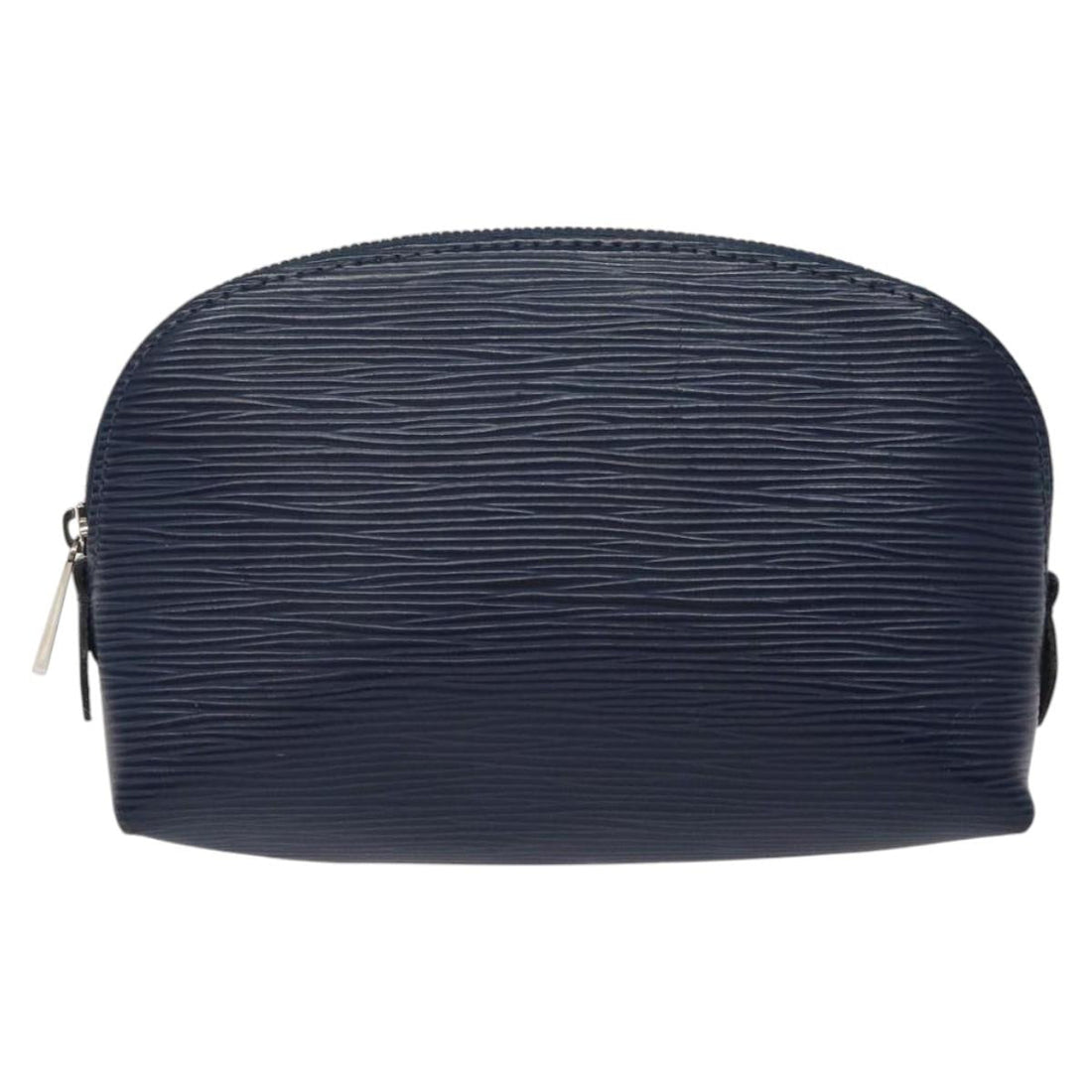 Louis Vuitton Cosmetic Pouch Navy Leather Clutch Bag (Pre-Owned) - Womens > Womens Handbags > Womens Clutches & Evening Bags