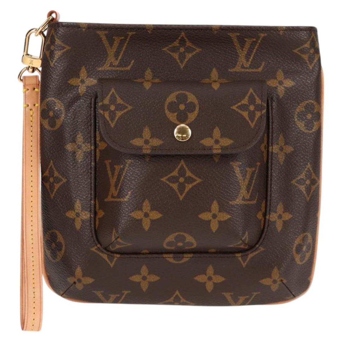 Louis Vuitton Partition Brown Canvas Clutch Bag (Pre-Owned) - Womens > Womens Handbags > Womens Clutches & Evening Bags