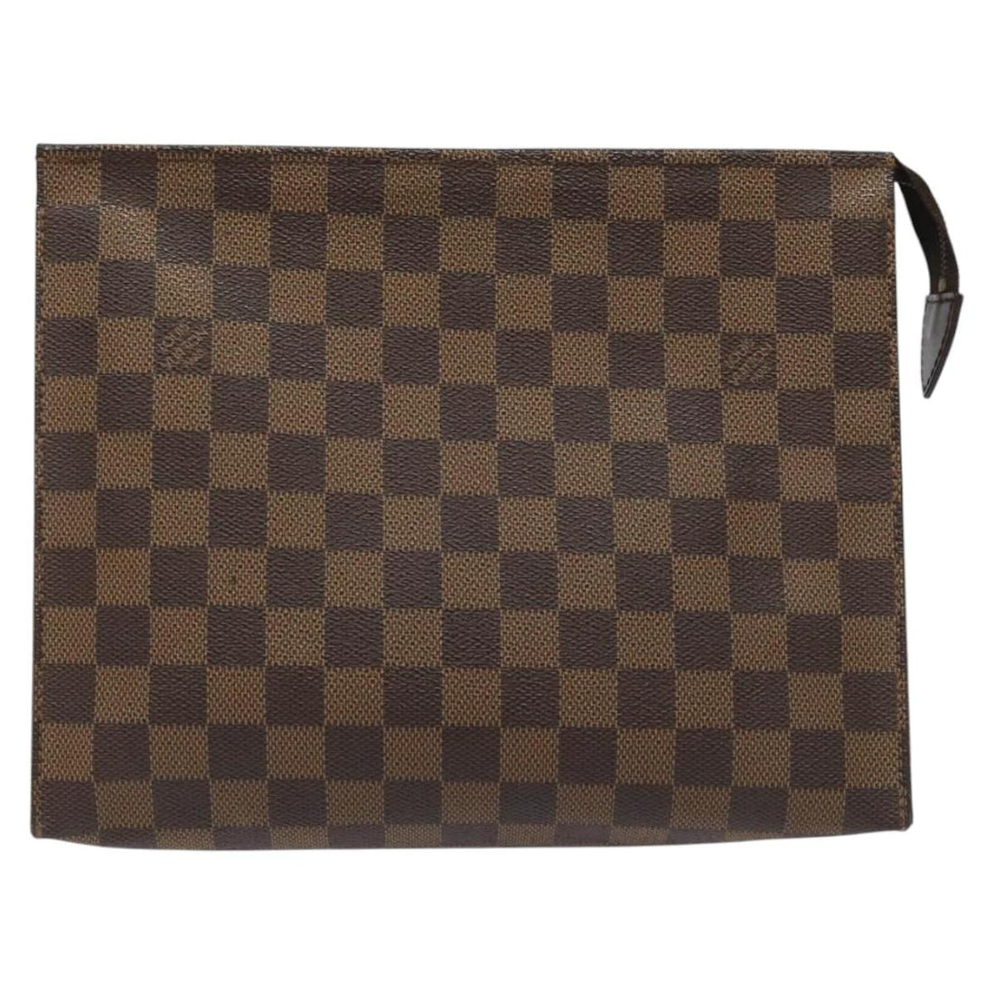 Louis Vuitton Poche Toilette Brown Canvas Clutch Bag (Pre-Owned) - Unisex > Unisex Accessories > Unisex Clutches