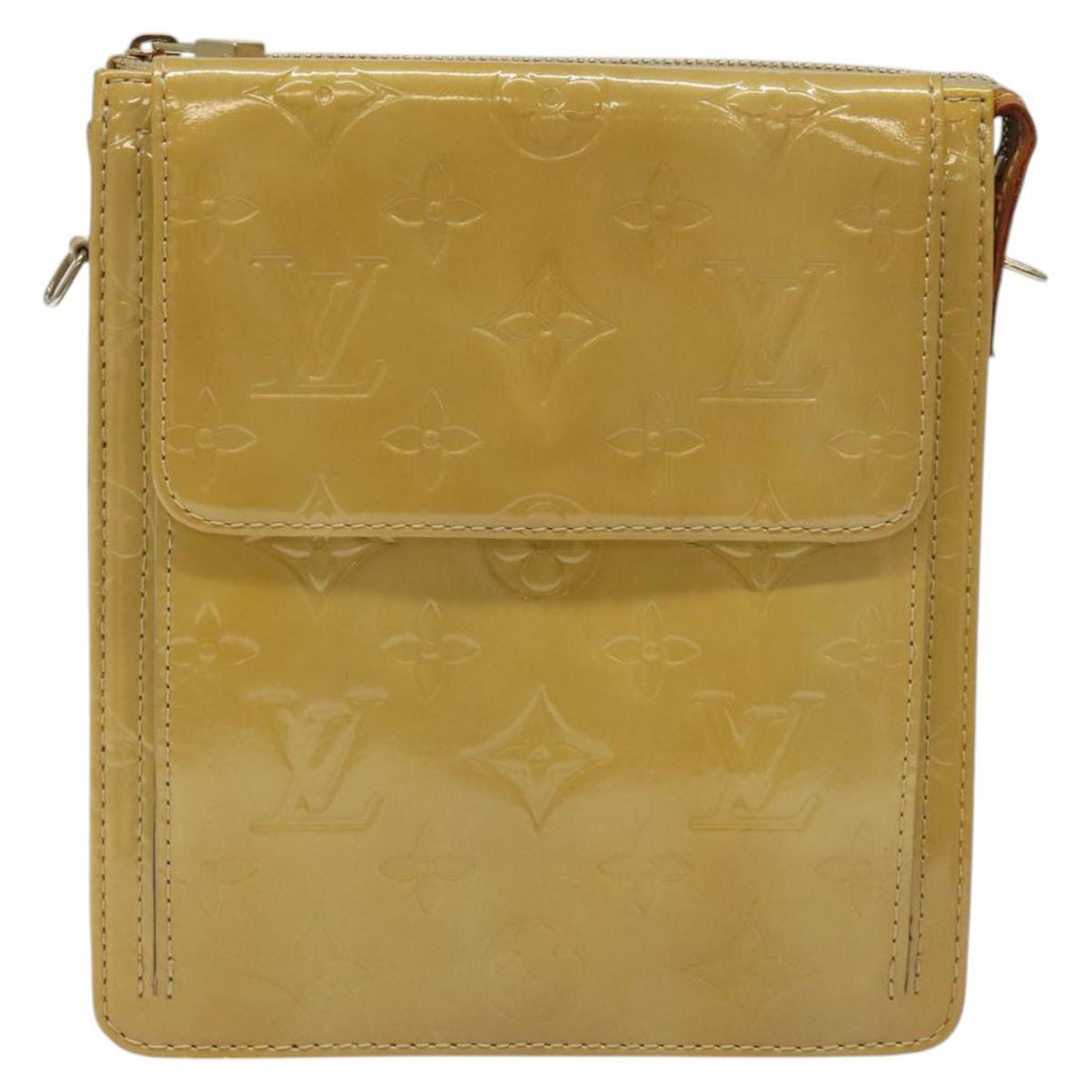 Louis Vuitton Mott Beige Patent Leather Clutch Bag (Pre-Owned) - Womens > Womens Handbags > Womens Clutches & Evening Bags