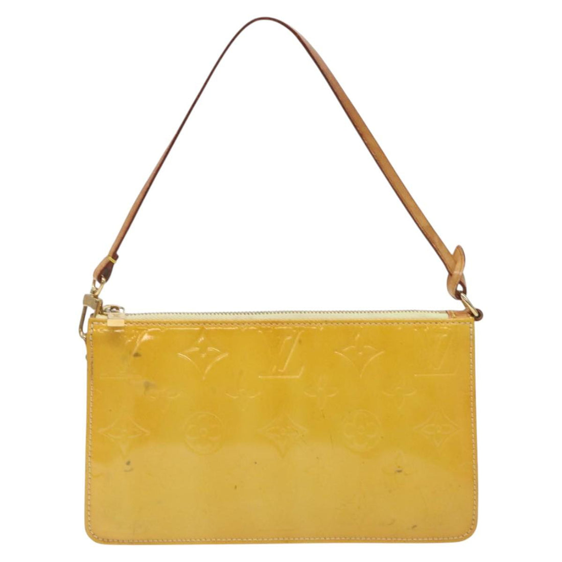 Louis Vuitton Lexington Yellow Patent Leather Clutch Bag (Pre-Owned) - Womens > Womens Handbags > Womens Clutches & Evening Bags