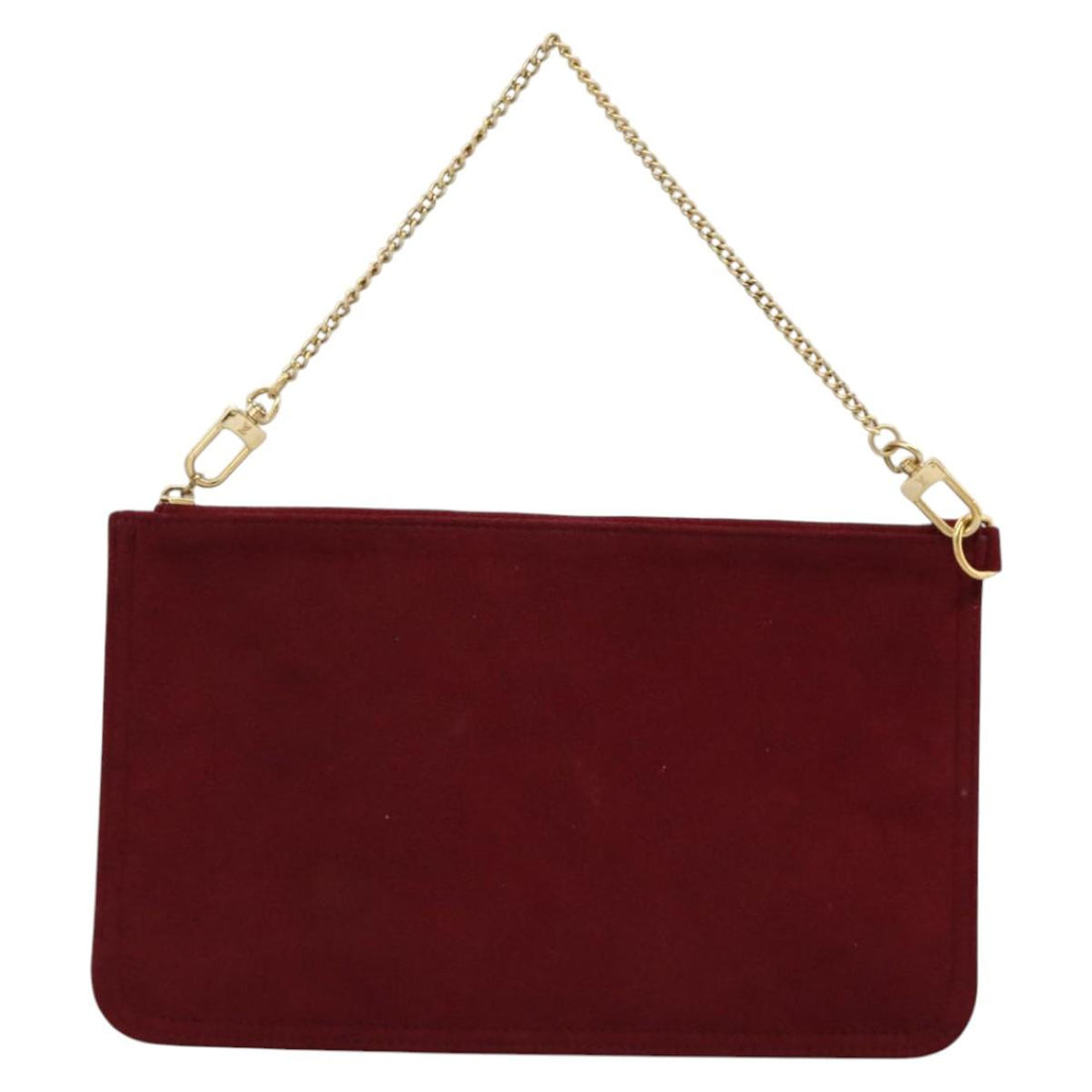 Louis Vuitton Red Suede Clutch Bag (Pre-Owned) - Womens > Womens Handbags > Womens Clutches & Evening Bags