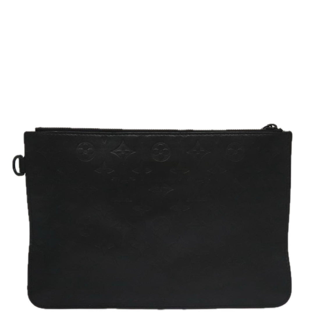 Louis Vuitton Black Leather Clutch Bag (Pre-Owned) - Womens > Womens Handbags > Womens Clutches & Evening Bags