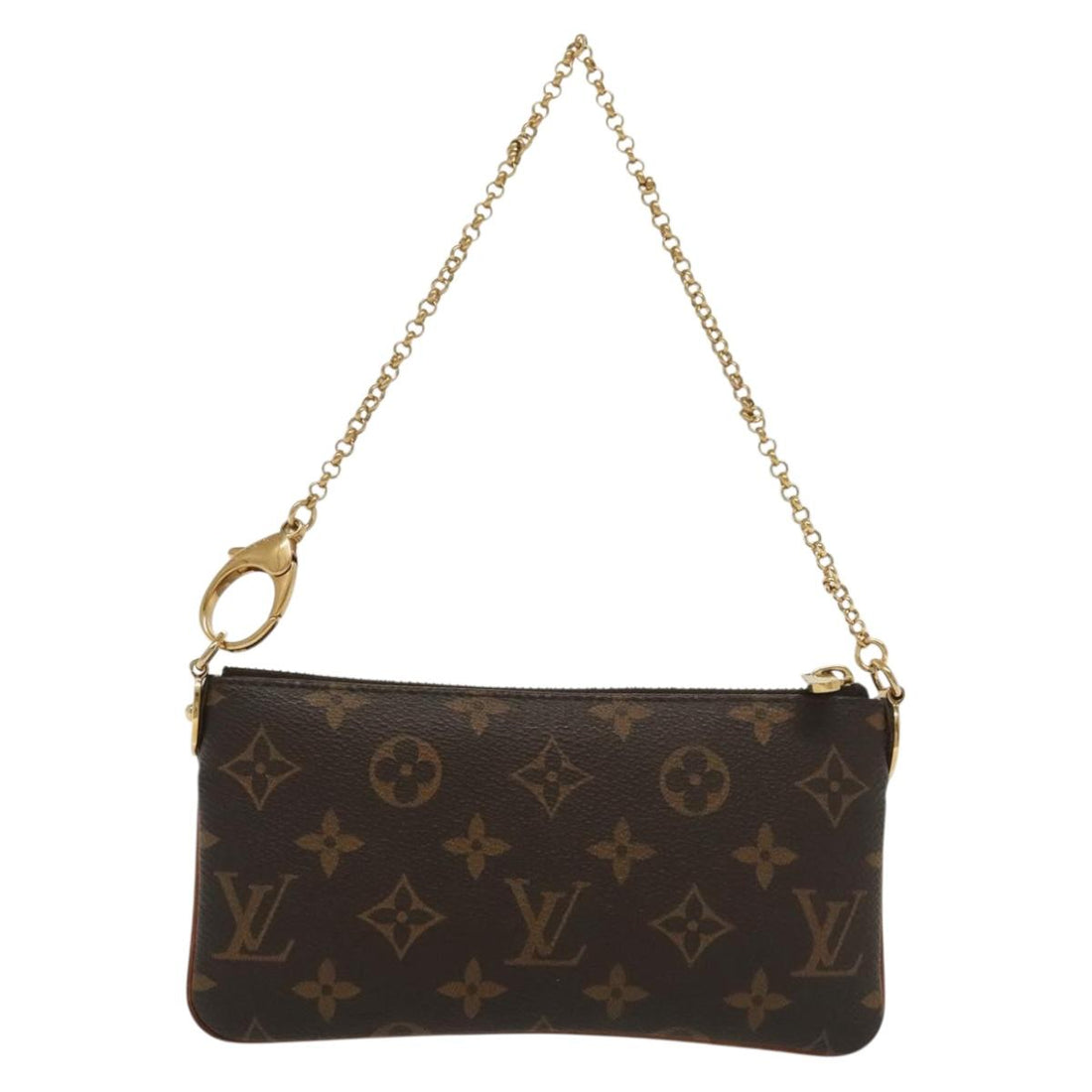 Louis Vuitton Milla Brown Canvas Clutch Bag (Pre-Owned) - Womens > Womens Handbags > Womens Clutches & Evening Bags