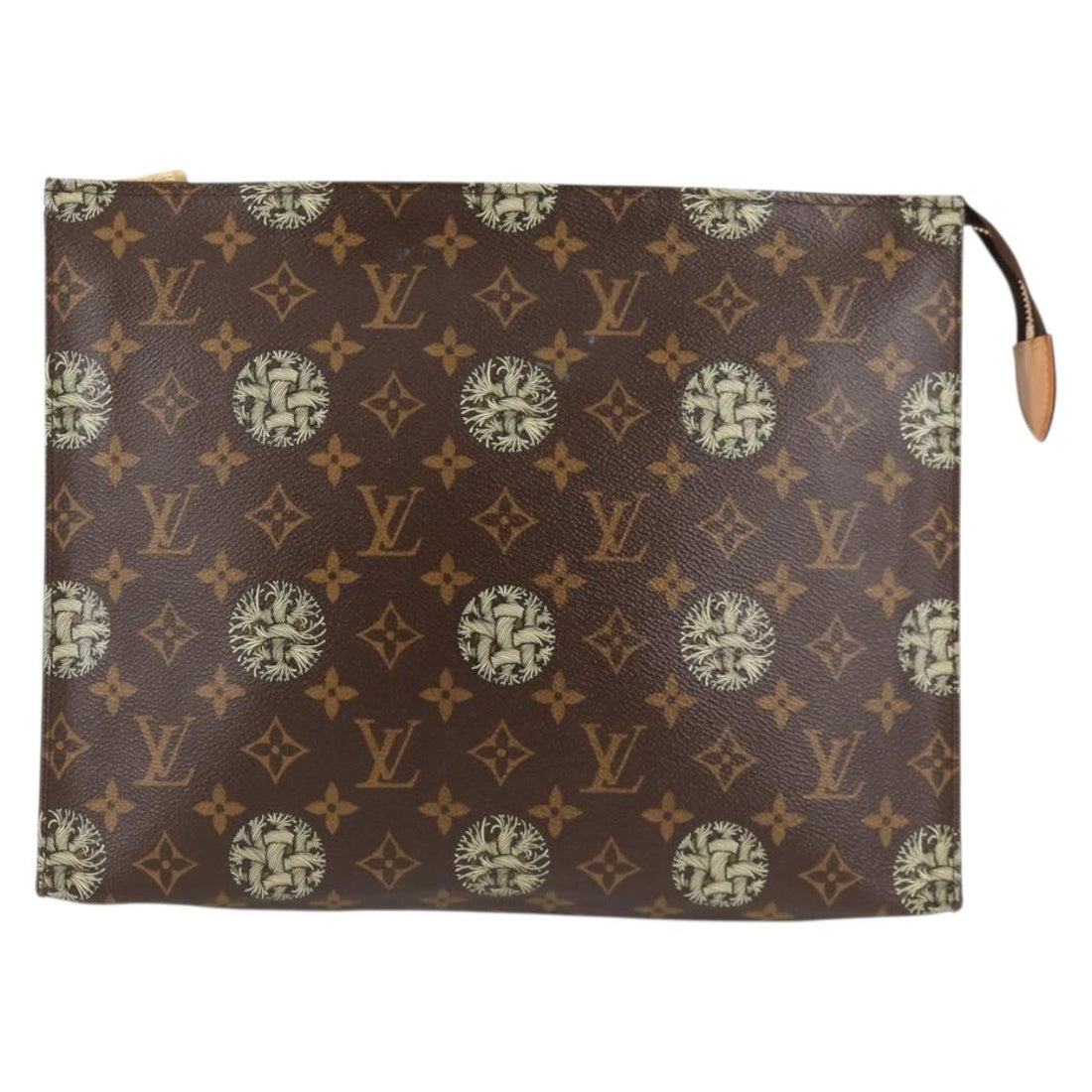Louis Vuitton Pochette Voyage Brown Canvas Clutch Bag (Pre-Owned) - Womens > Womens Handbags > Womens Clutches & Evening Bags