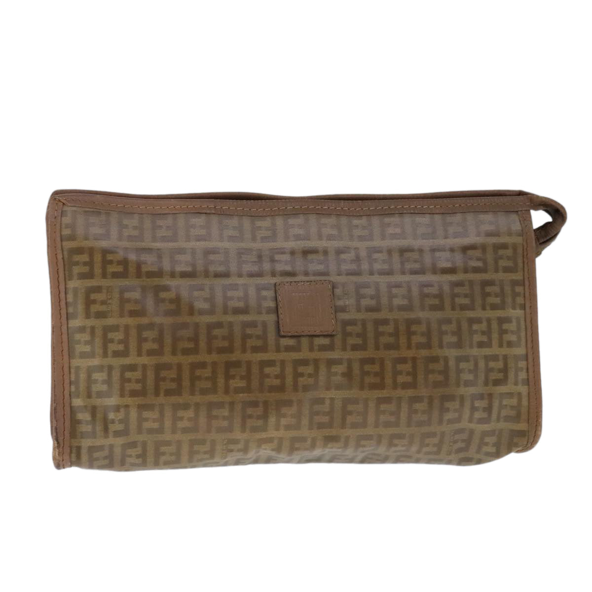 Fendi Zucchino Brown Canvas Clutch Bag () - Handbags, Wallets & Cases