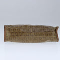 Fendi Zucchino Brown Canvas Clutch Bag () - Handbags, Wallets & Cases - 4
