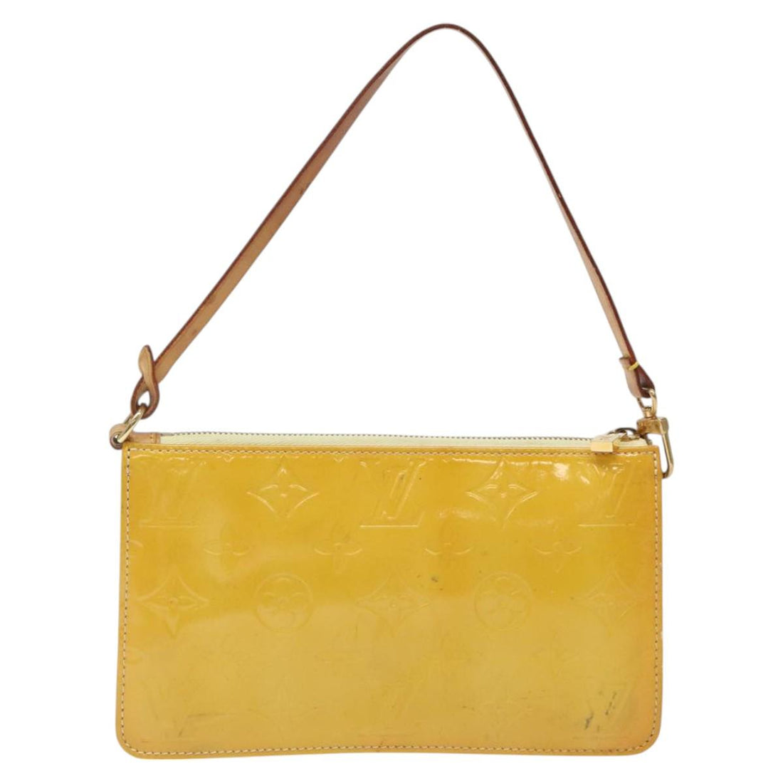 Louis Vuitton Lexington Yellow Patent Leather Clutch Bag (Pre-Owned) - Womens > Womens Handbags > Womens Clutches & Evening Bags