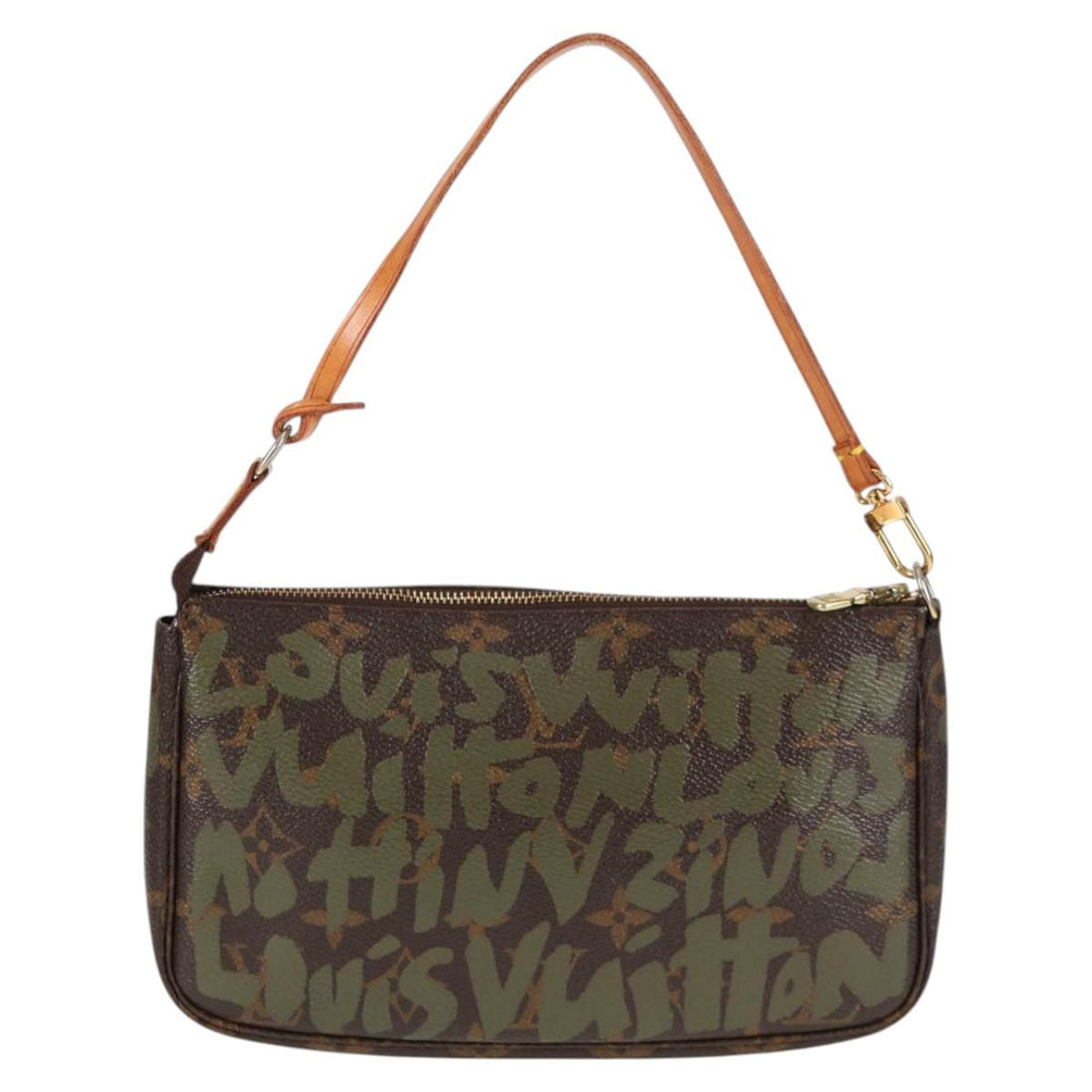 Louis Vuitton Pochette Accessoire Brown Canvas Clutch Bag (Pre-Owned) - Womens > Womens Handbags > Womens Clutches & Evening Bags