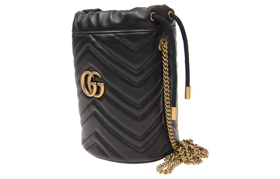 (WMNS) GUCCI GG Marmont Mini Crossbody Bag Black 575163-DTDRT-1000 - Shoulder Bags