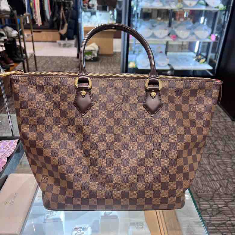 Louis Vuitton Damier Canvas Saleya MM Tote Bag - Tote