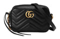(WMNS) Gucci GG Marmont Logo Messenger Bag Black Classic 448065-DTD1T-1000 - Shoulder Bags